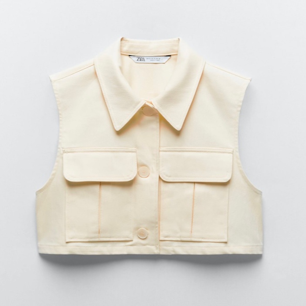 ZARA Crop Top Cropped Vest